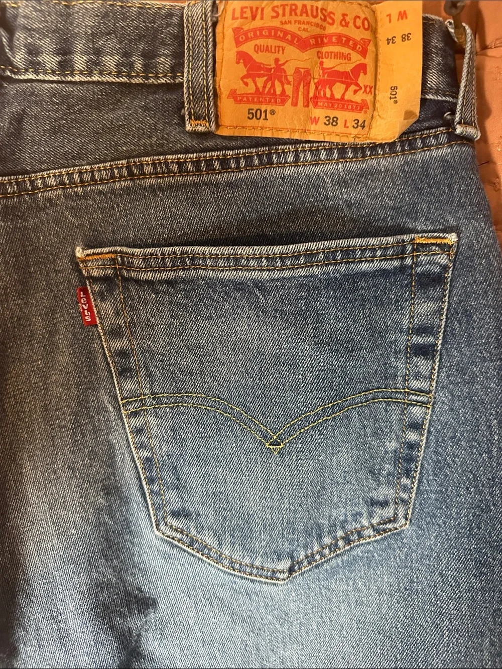 Levi's Men's Blue Straight Jeans